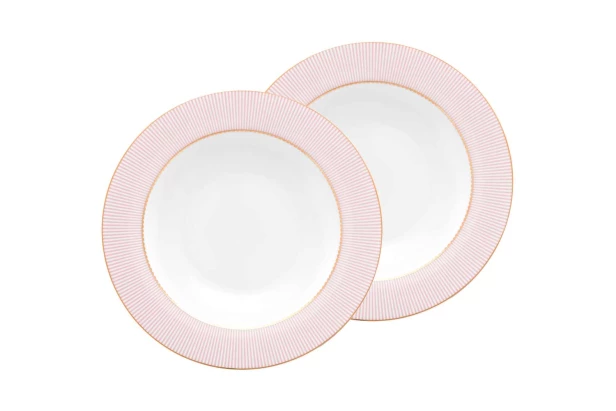 Набор глубоких тарелок  Pip Studio La Majorelle Pink (изображение №1)