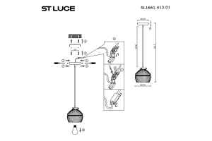 Второе фото. Светильник подвесной Cocoon