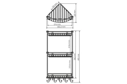 Полка тройная WasserKRAFT K-1233