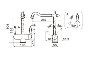 Второе фото. Смеситель OMOIKIRI Amagasaki