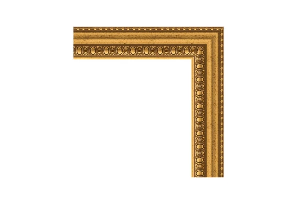 Зеркало в раме бусы золотые (изображение №3)