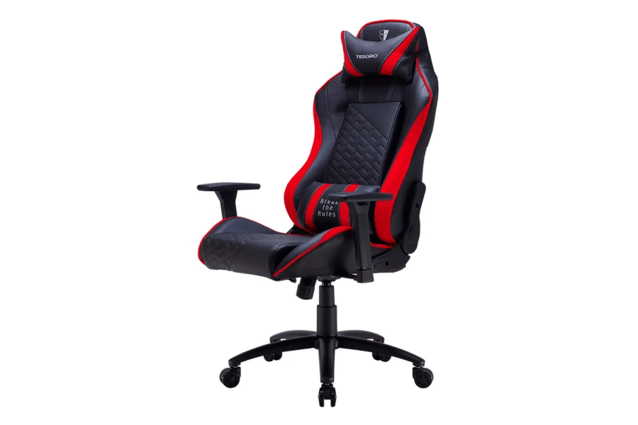 Кресло компьютерное игровое TESORO Zone Balance Black-Red (изображение №1)