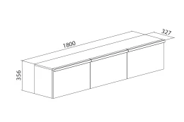 Шкаф настенный SOLANA Linea