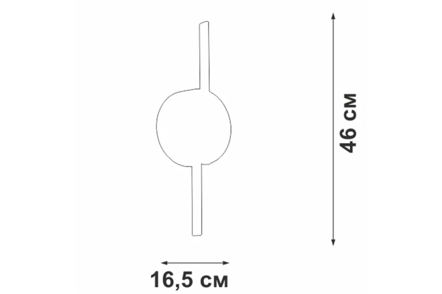 Светильник настенный V3041-0/2A (изображение №5)