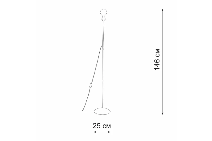 Светильник напольный VITALUCE V1585 (изображение №4)