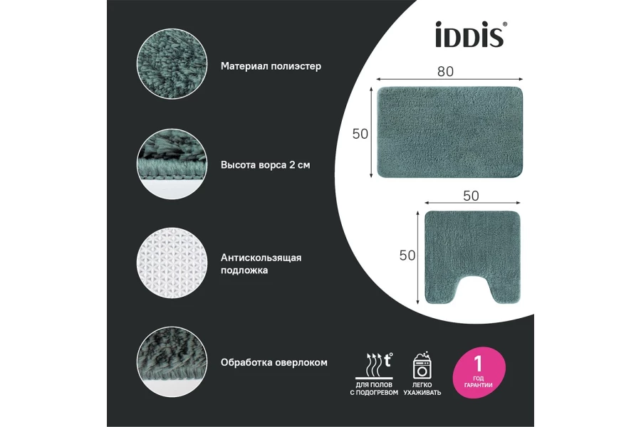 Набор ковриков IDDIS Base (изображение №2)