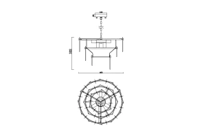 Второе фото. Светильник подвесной FREYA Modern