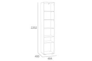 Второе фото. Шкаф-пенал Элиот