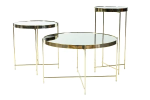Приставной стол Gatsby L Gold
