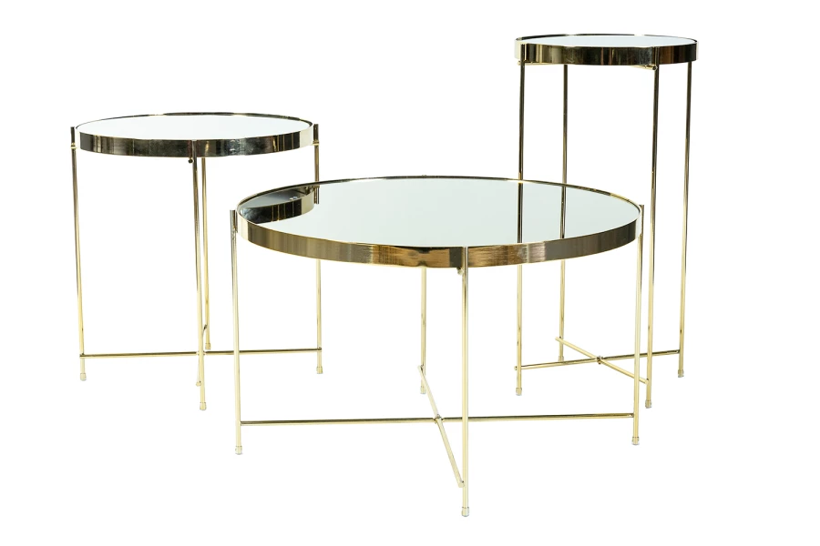 Приставной стол Gatsby L Gold (изображение №6)