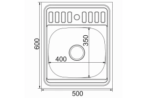 Второе фото. Мойка накладная MIXLINE 527975