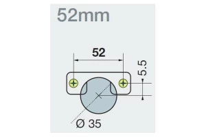Второе фото. Комплект петель Titus T-type