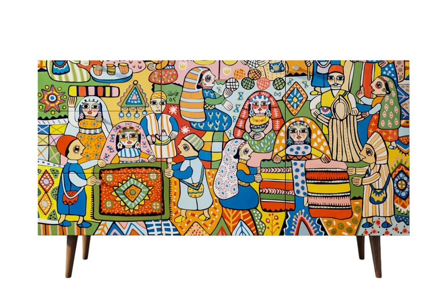 Комод Berber с 2 дверками и 3 ящиками (изображение №1)