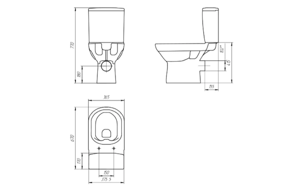 Унитаз-компакт CERSANIT CITY NEW CLEAN ON 011-3/5 (изображение №5)