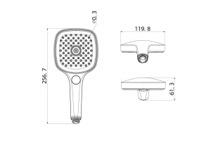 Второе фото. Душевая лейка IDDIS Slide