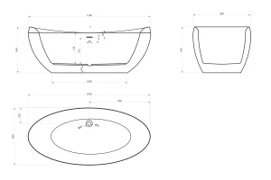 Второе фото. Ванна отдельностоящая AB9236