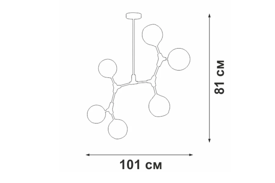 Люстра VITALUCE V3790-0/6PL (изображение №5)