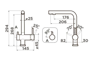 Второе фото. Смеситель OMOIKIRI Nagano-C