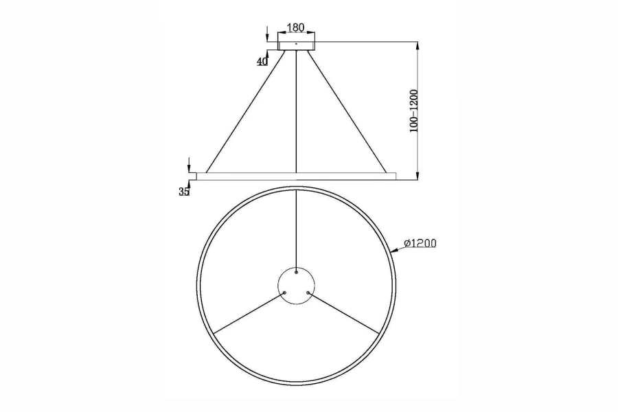 Светильник подвесной MAYTONI Modern Rim (изображение №8)