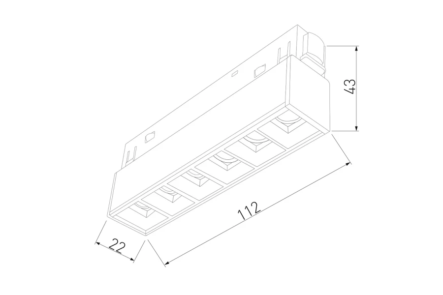 Трековый светильник Slim Magnetic SL01 (изображение №11)