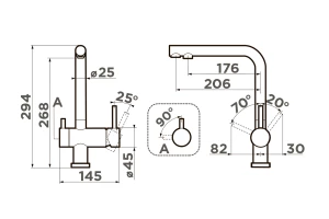 Второе фото. Смеситель OMOIKIRI Nagano-BN