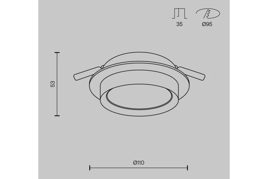 Светильник встраиваемый Downlight Hoop (изображение №8)