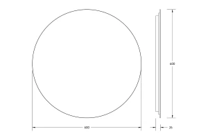 Второе фото. Зеркало с LED-подсветкой Opti