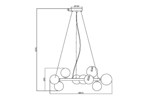 Второе фото. Светильник подвесной MAYTONI Modern Dallas