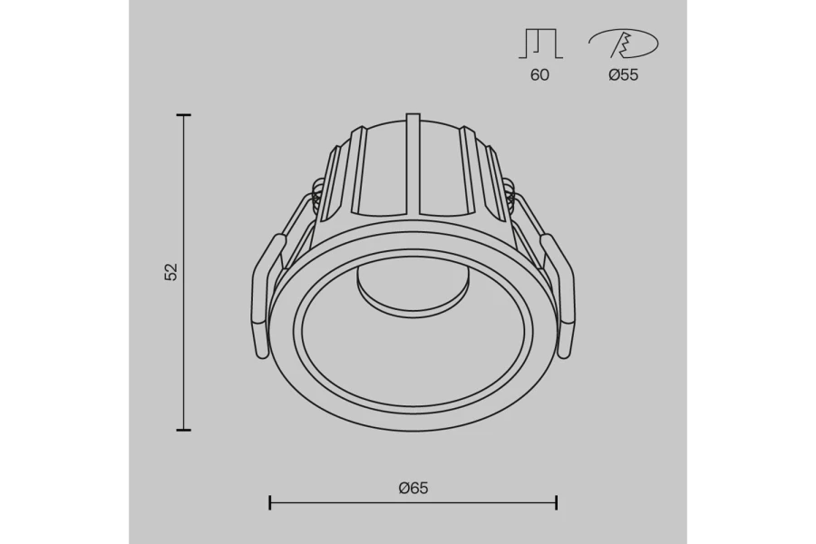 Светильник встраиваемый Downlight Alfa (изображение №12)