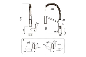 Смеситель OMOIKIRI Mikawa