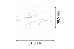 Второе фото. Люстра V39940-8/6PL