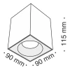Светильник потолочный MAYTONI I Ceiling & Wall Sirius (изображение №4)