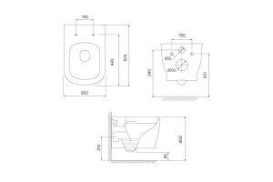 Второе фото. Унитаз подвесной Oxford