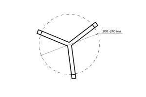 Второе фото. Подставка для комнатных растений Trinity 60