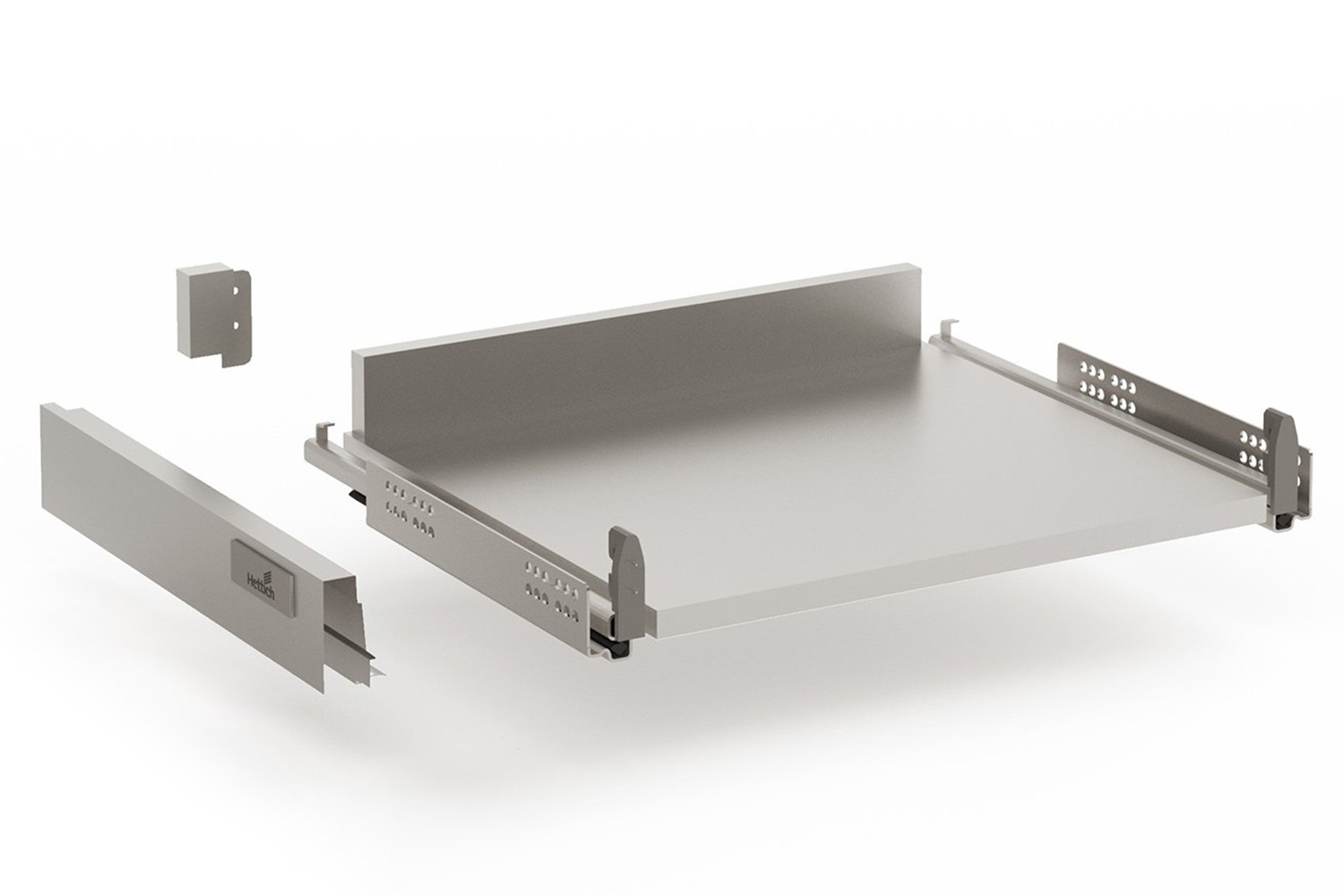 Выдвижной ящик низкий шкафа 45 см с push to open полного выдвижения Hettich InnoTech