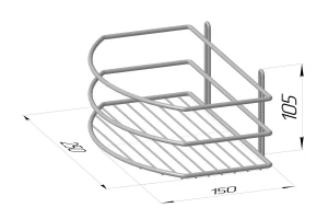 Второе фото. Полка прямая 1-ярусная П0001958