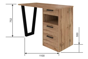 Второе фото. Письменный стол Лофт