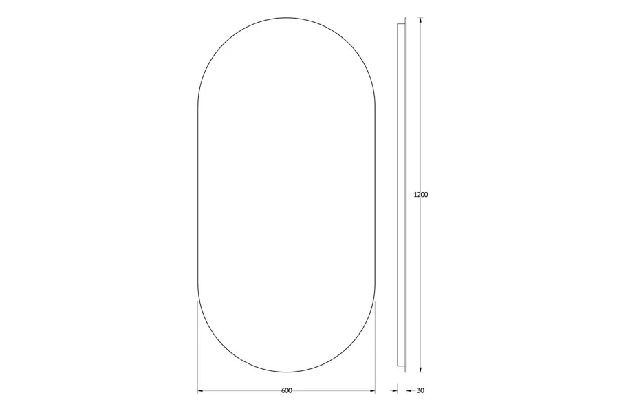 Зеркало настенное с LED-подсветкой EVOFORM Ledshine (изображение №6)