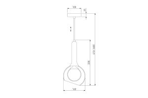 Второе фото. Светильник подвесной Fantasy 3 кв.м.