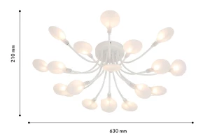 Второе фото. Люстра потолочная LED Skein