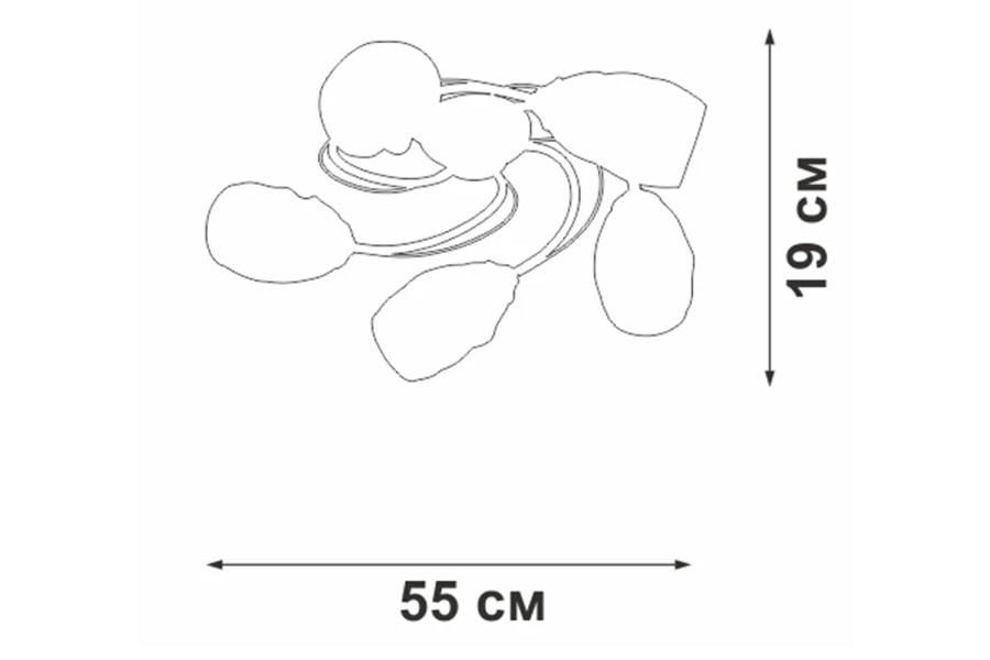Люстра VITALUCE V4927-7/5PL (изображение №2)