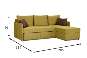Угловой диван-кровать Слим