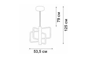 Второе фото. Светильник подвесной V3968-0/4S