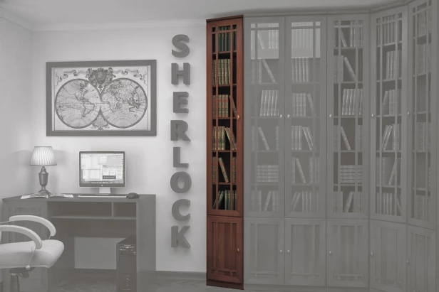 Шкаф-окончание для книг левый Sherlock (изображение №3)