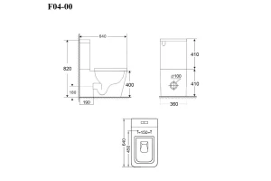 Второе фото. Унитаз напольный F04
