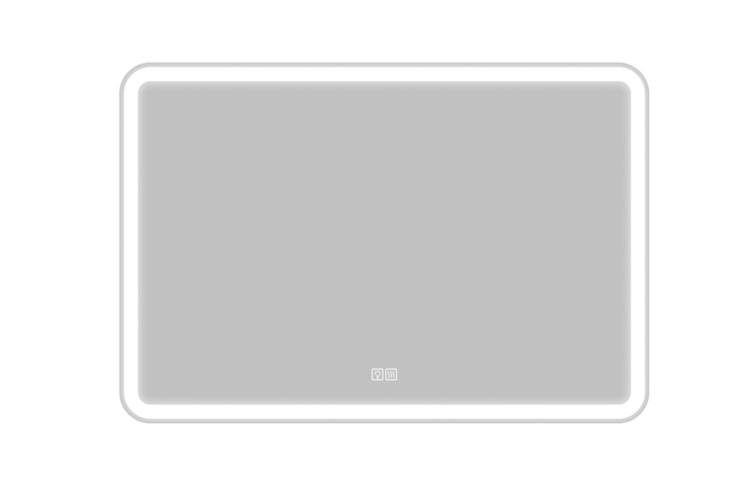 Зеркало с подсветкой SPC-MAR-900-600-LED-TCH-WARM