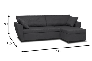 Угловой диван-кровать Марли с универсальным углом