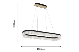 Второе фото. Люстра подвесная LED Lunetta