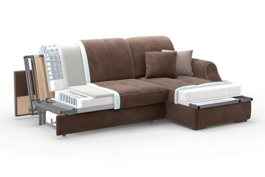 Угловой диван-кровать DREAMART Тулуза (изображение №27)