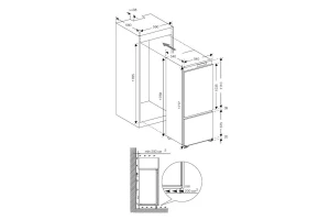 Второе фото. Встраиваемый холодильник GRAUDE IKG 180.1